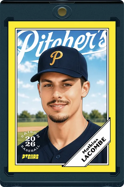 Carte PTCHRS de Mathias Lacombe — Pitcher's Pineuilh, Saison 2026